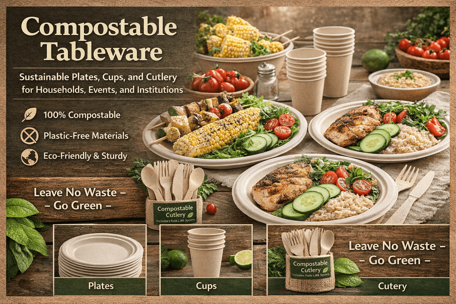 Compostable Tableware